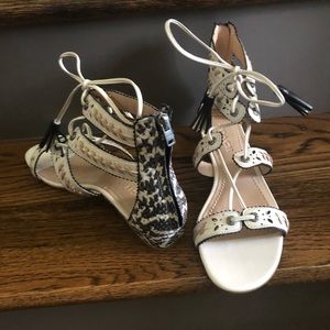 Coach lace up sandals